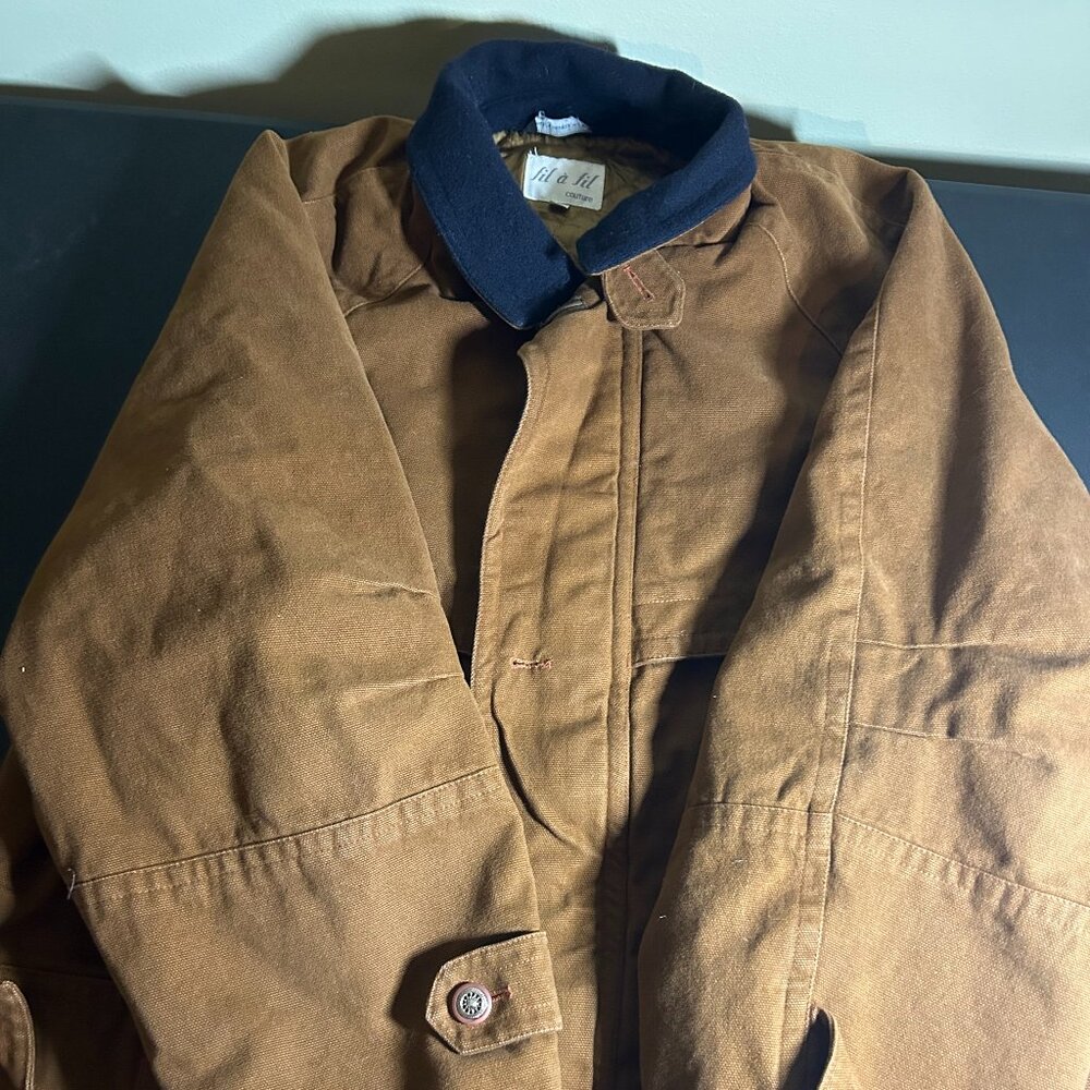 Vintage Detroit Style Work coat made in Canada.